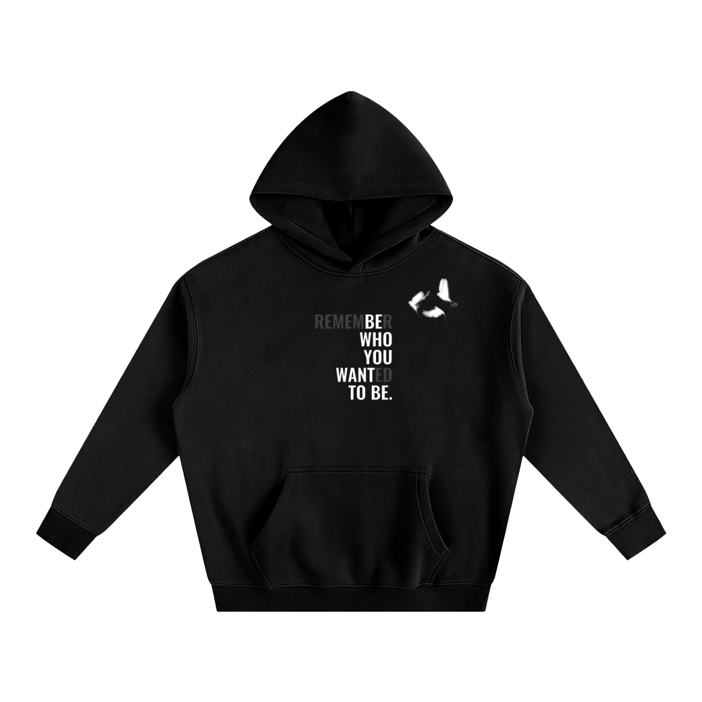 Remember Oversize Fleeced Hoodie