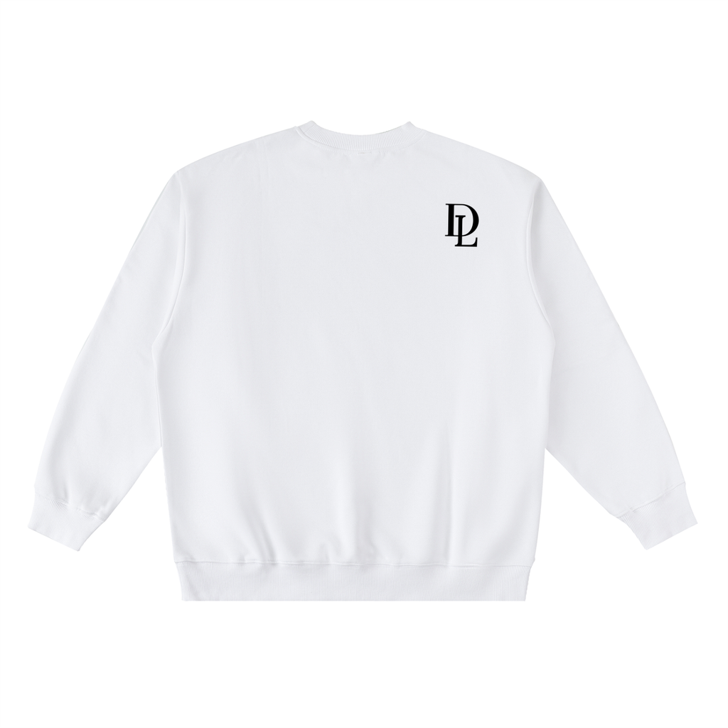 Oversized Crewneck Taped Sweatshirt