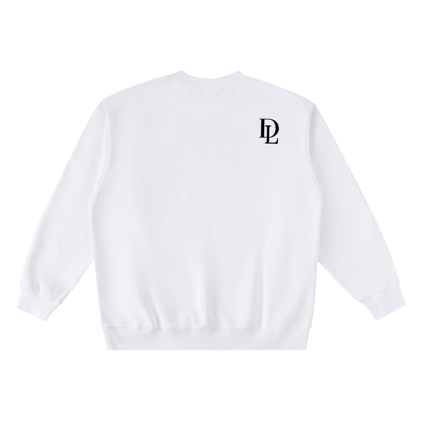Oversized Crewneck Taped Sweatshirt