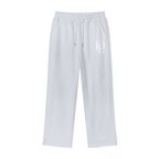 Unisex 100% Cotton Fleece Straight Wide Leg Jogger