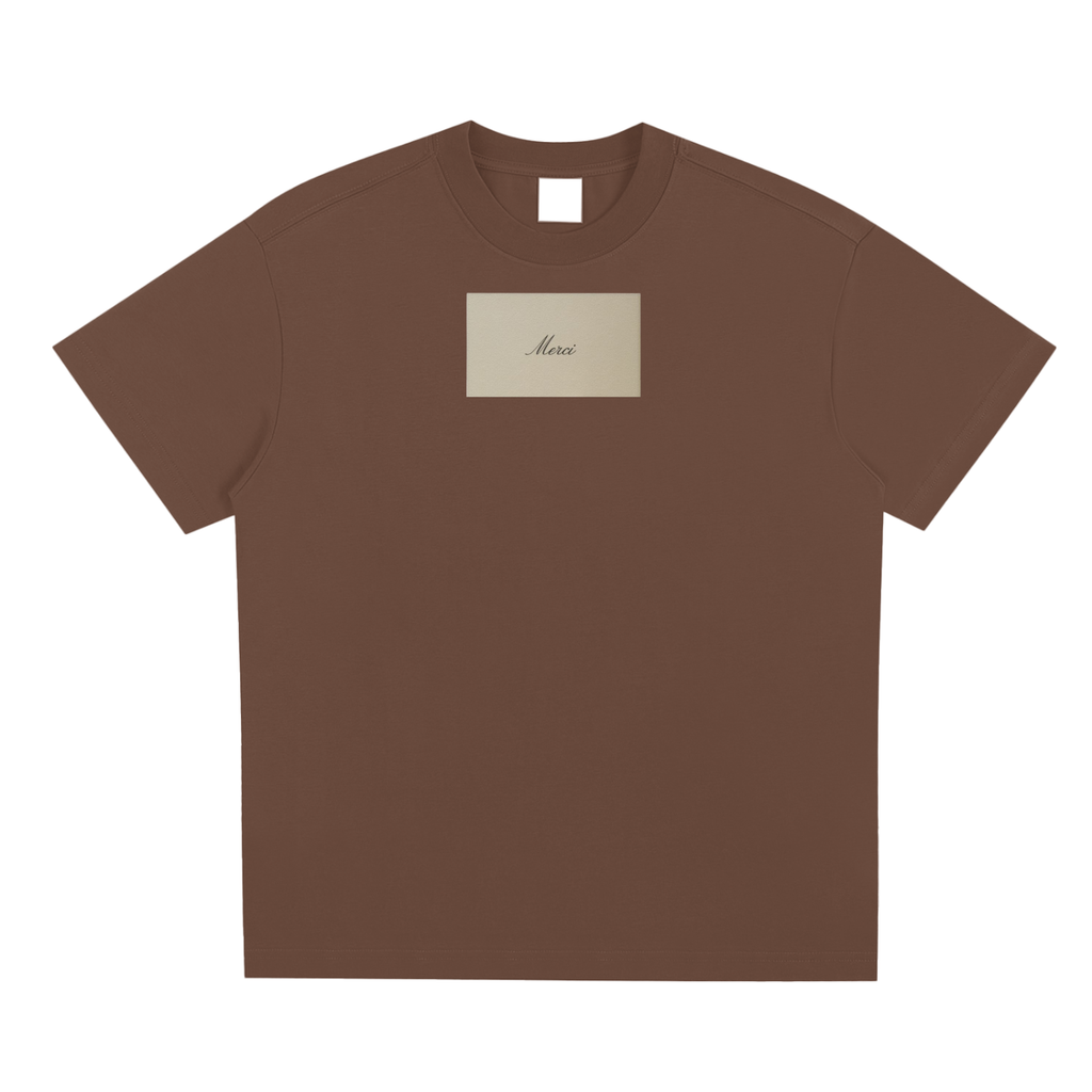 Merci Letter Sorona Quick-Dry Cooling T-shirt