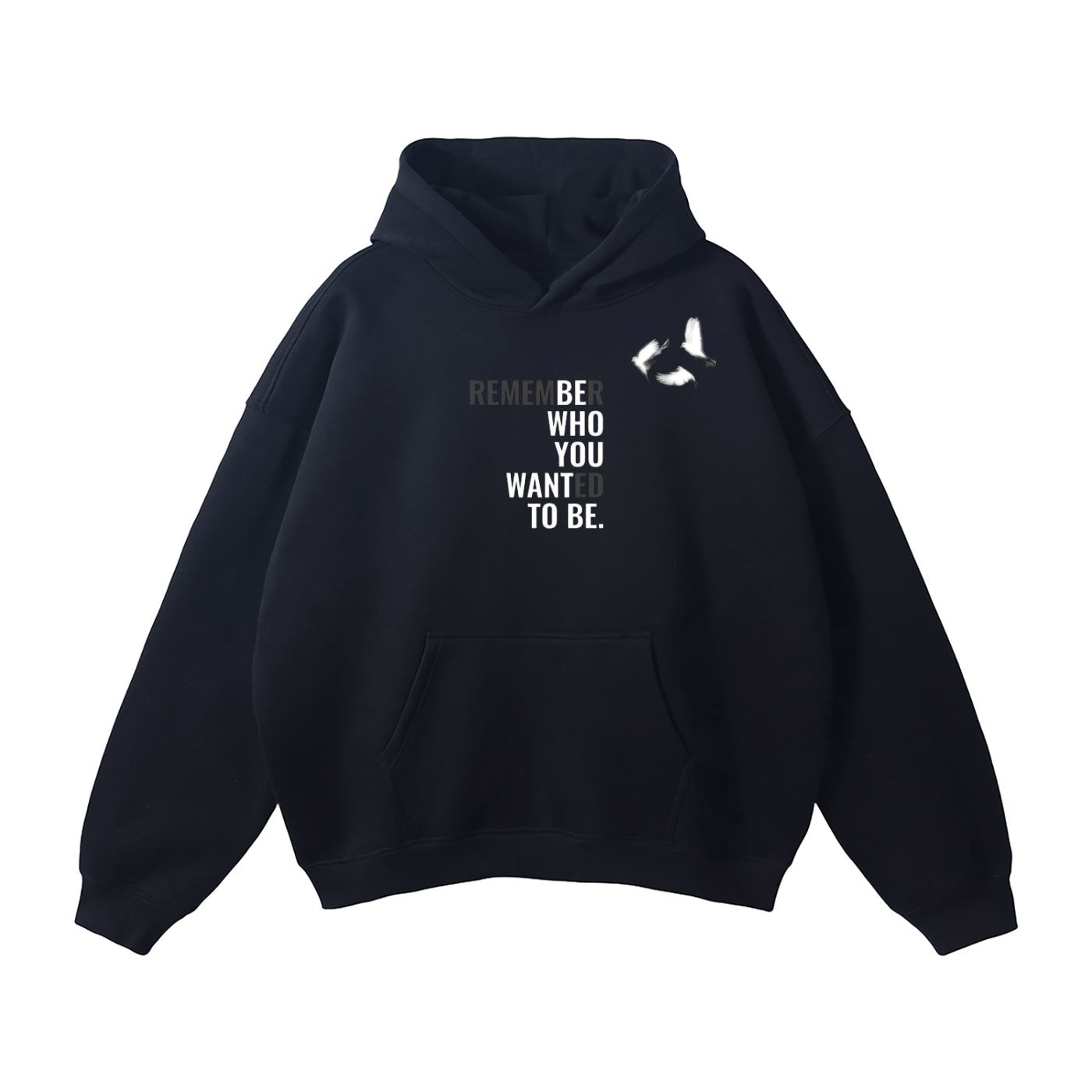Remember Oversize Fleeced Hoodie
