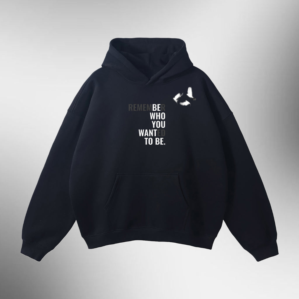 Remember Oversize Fleeced Hoodie