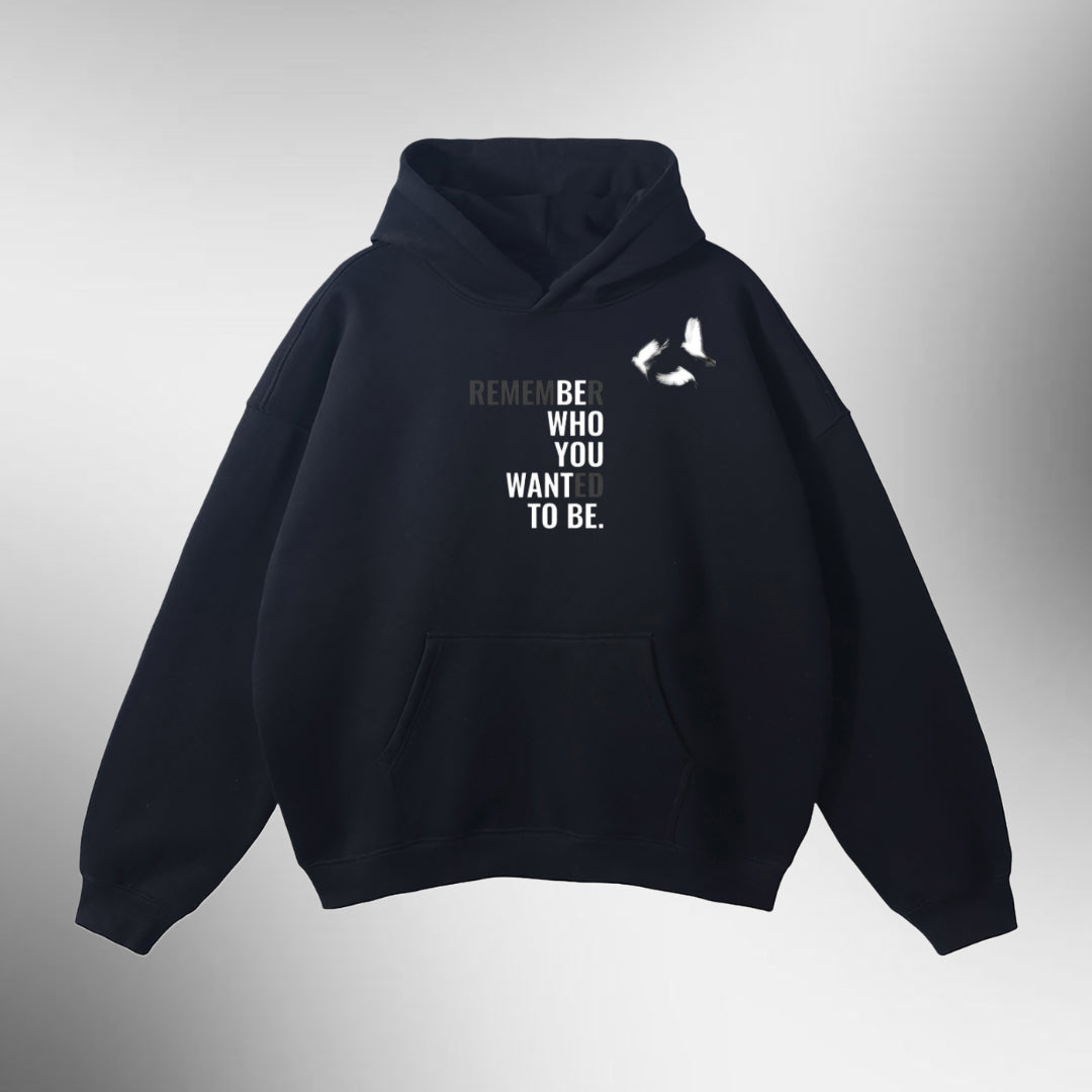Remember Oversize Fleeced Hoodie