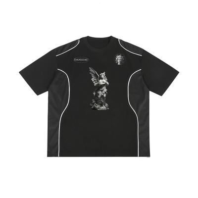Ancient Contrast Piped Panel T-Shirt