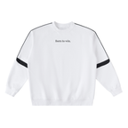 Oversized Crewneck Taped Sweatshirt