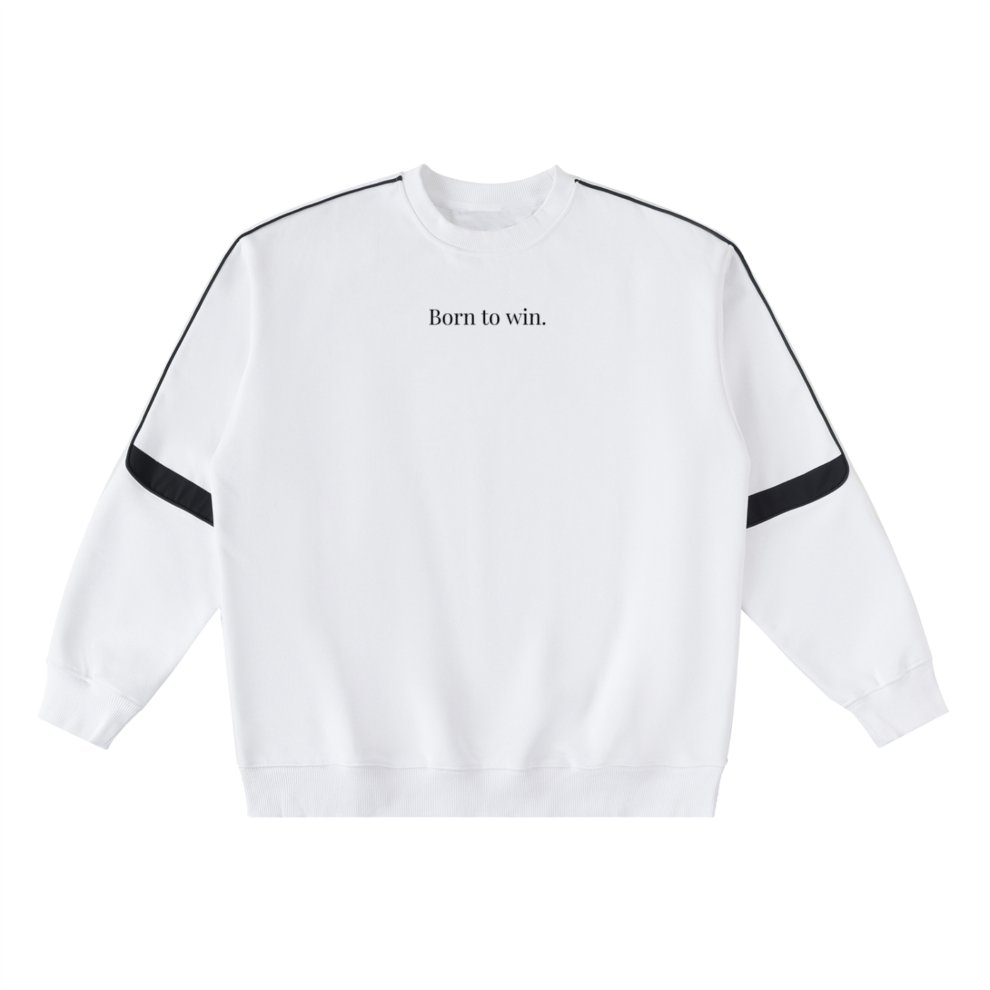 Oversized Crewneck Taped Sweatshirt