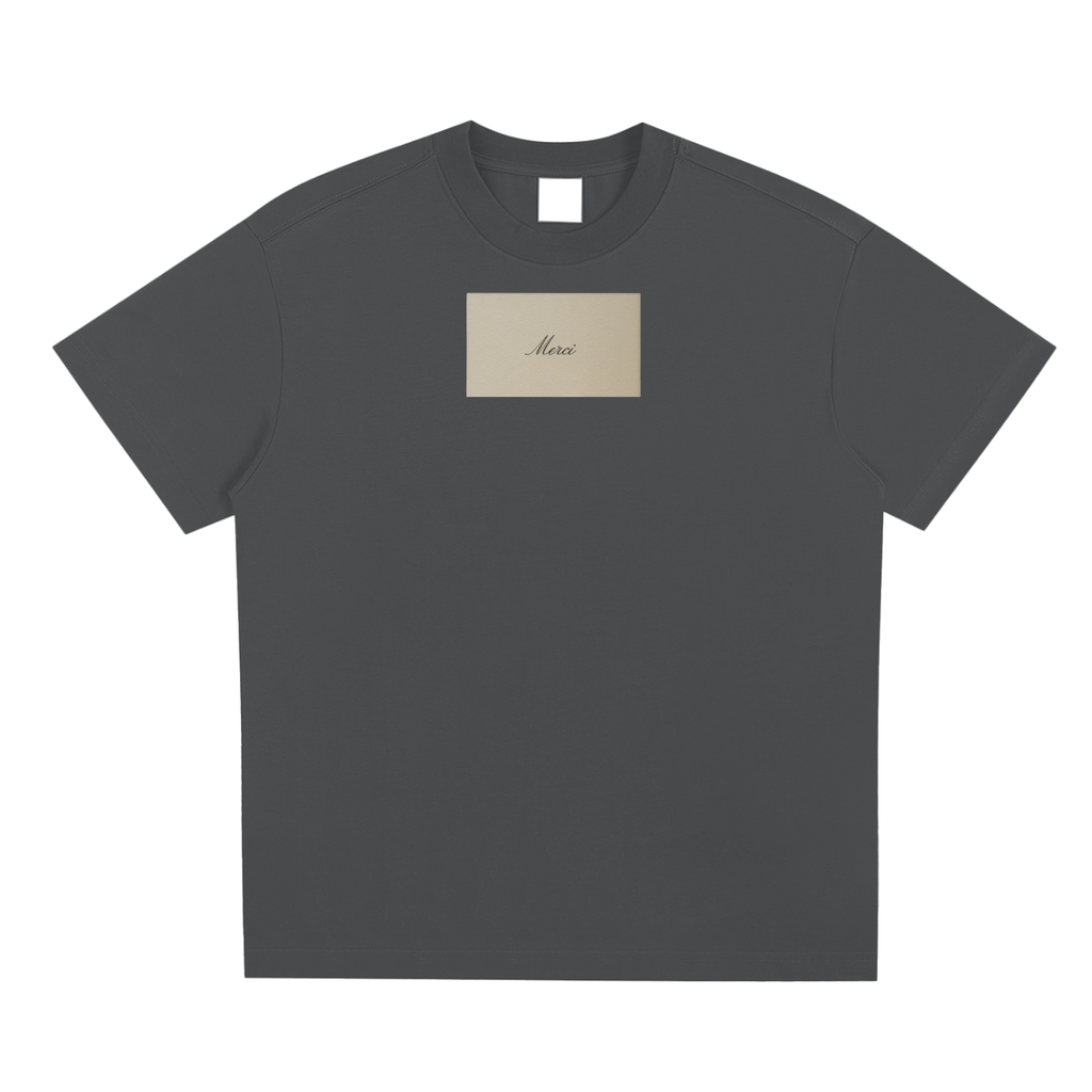 Merci Letter Sorona Quick-Dry Cooling T-shirt