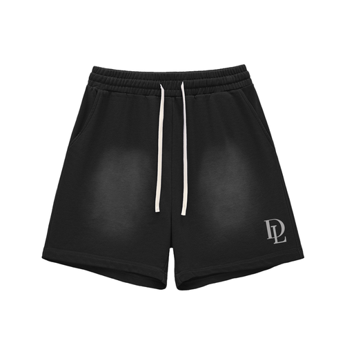 DL Sun Fade Raw Edge Cotton Shorts