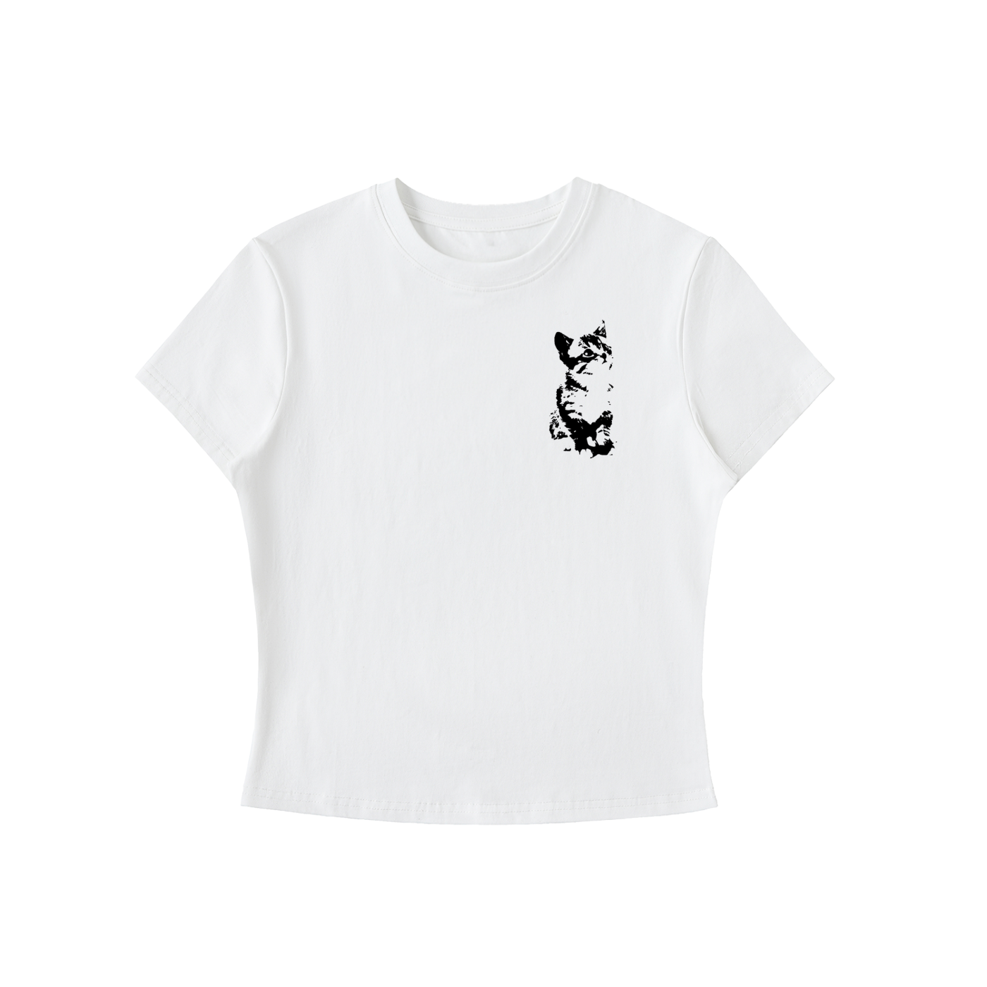 Essential Bodycon Crewneck T-Shirt
